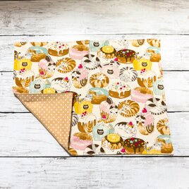 ランチョンマット小　(25×33)　【アニマルブレッド】