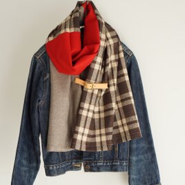 three cloth leathrbelt stole(d)