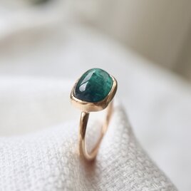 K10[ブラジリアンエメgreen tourmaline]ring