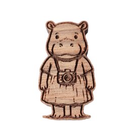 【木ｔｃｈ】クルミの木・ブローチ（シャッタータイム）