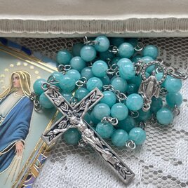 アマゾナイトのロザリオ