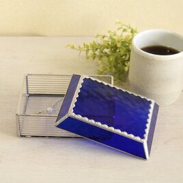 ミッドナイトブルーの小物入れ