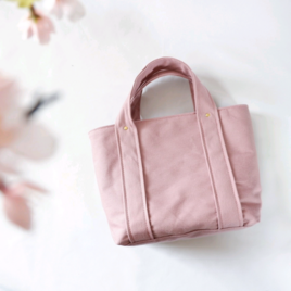 ヴィンテージ帆布の蓋付きトート/Ｓ◇サクラ