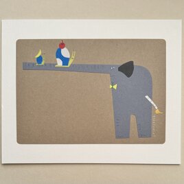 「距離感」切り紙原画作品