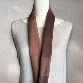 【手織り】綿糸のストール・送料無料・