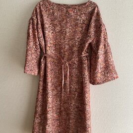 小紋のワンピース