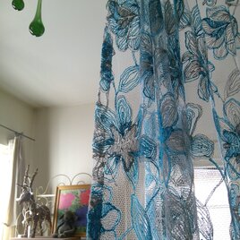 花刺繍×tulle caféstyle＆束ねるribbon