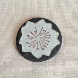 小皿（銀彩 桜b）