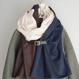 three cloth leathrbelt stole(c）