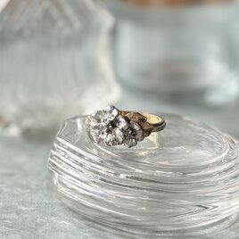 RA152-【 AVON 】エイボン・ヴィンテージリング 1982 "Dogwood Apple Blossom Floral"