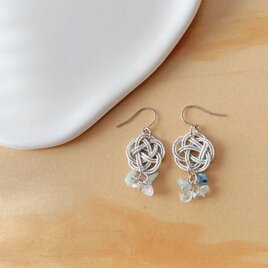 水引梅結びピアス