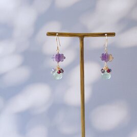 14KGF もくもく雲のピアス イヤリング