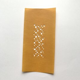 ステンシル型紙（四角・ランダム・Ｂ）