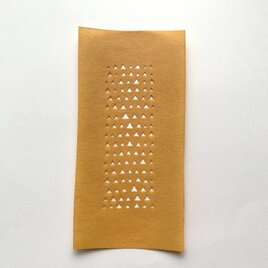 ステンシル型紙（三角ならべ・Ｂ）