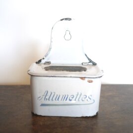 ホーロー缶　ALLUMETTES　アンティーク フランス