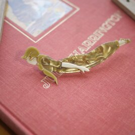 LEA STEIN ブローチ リアスタン テニスウーマン フランス