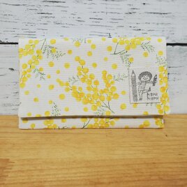 ぴったりが嬉しい！スリム通帳ケース ミモザ