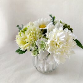 お供え　お悔やみ　仏花【アーティフィシャルフラワー】ホワイトA