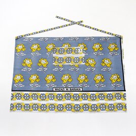 カンガのソムリエ・エプロン（ ローズ 薔薇 ） ユニセックス カフェ ロング キャンプ アウトドア