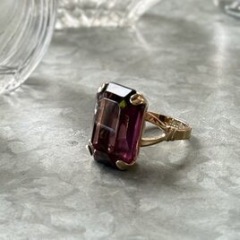 RA153-【 AVON 】エイボン・ヴィンテージリング 1975 "Burgundy Wine"