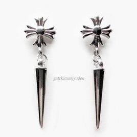 クロス&スパイク▽ピアス