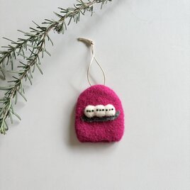 シマシマさんのキーケース　オペラピンク