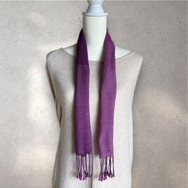 【手織り】綿糸のミニストール