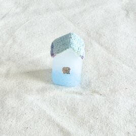 おかえり | 手作りガラス×草木染めの小さなオブジェ | 心を包む帰る場所ギフト