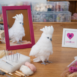 羊毛フェルト そっくり 鳥 オーダーメイド｜写真から作る カナリア ぬいぐるみ｜ペットロス メモリアル レプリカ｜オウム 鸚鵡