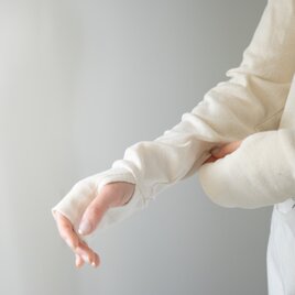 seamless cotton/thumb hole top/kinari/size1.2