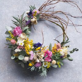 雲竜柳のリース