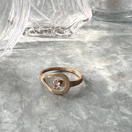 RA155-【 AVON 】エイボン・ヴィンテージリング 1977 "Catch A Star" Rhinestone