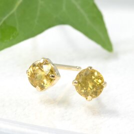 K18 スフェーン ピアス CK054CIBSN