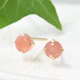 K18 ロードクロサイト ピアス CK055CIBSN