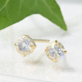 K18 ムーンストーン ピアス CK056CIBSN