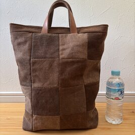 酒袋くたくたトート（本革持ち手）