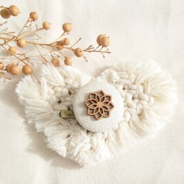 ★2wayくるみボタンブローチクリップ★