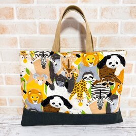 レッスンバッグ(裏キルト)　【あにまるず】