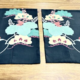 アンティーク　敷物　ランチョンマット　 ２枚セット　天然素材　027