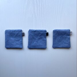 リトアニアリネンのはぎれから生まれた コースター ③