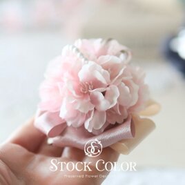 コサージュ ブローチ 桜【No.075】ケース付き＊入園式 卒園式 入学式 卒業式 結婚式 フォーマル