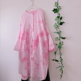 1点もの！ダブルガーゼヘンリーネックワンピース