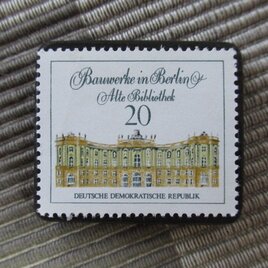 ドイツ　歴史建物切手ブローチ10814