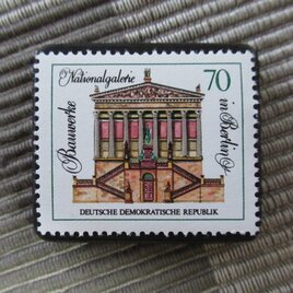 ドイツ　歴史建物切手ブローチ10816