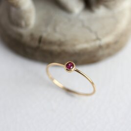 K18 デイリー・ルビーリング