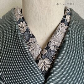 2ウェイの刺繍半衿 絢爛