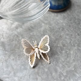 SCM48-【 MONET 】モネ・ヴィンテージブローチ  Butterfly  Enamel Filigree Wire