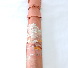 矢筒袋 柿色　 色留袖