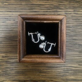 rustle silver boll earring S