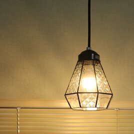 ペンダントライト　クリア×クリア6